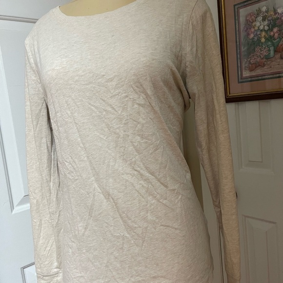 Mossimo Supply Co. Beige/Oatmeal Long Sleeve Top*** CALL OUT*** - Picture 4 of 10